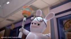 انیمیشن خرگوش های بازیگوش قسمت 10 - rabbids invasion